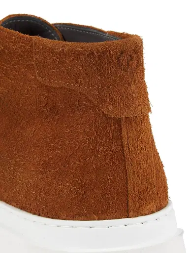 Pollini Men's Summer Vibes Suede Ankle Boots - Camel - Size 12 | Thumbnail 6 Pollini Men's Summer Vibes Suede Ankle Boots - Camel - Size 12 | Thumbnail 6