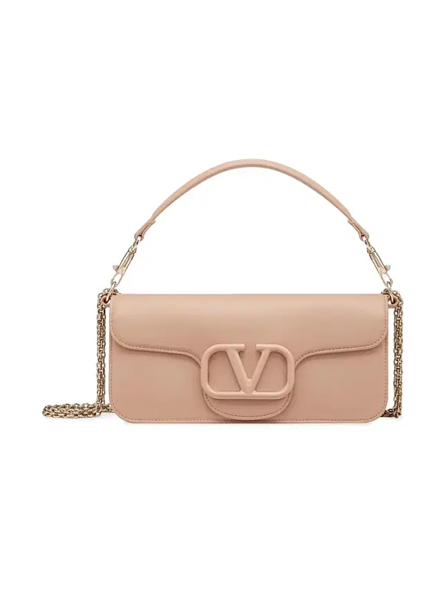 Women's Locò Calfskin Shoulder Bag - Rose Cannelle