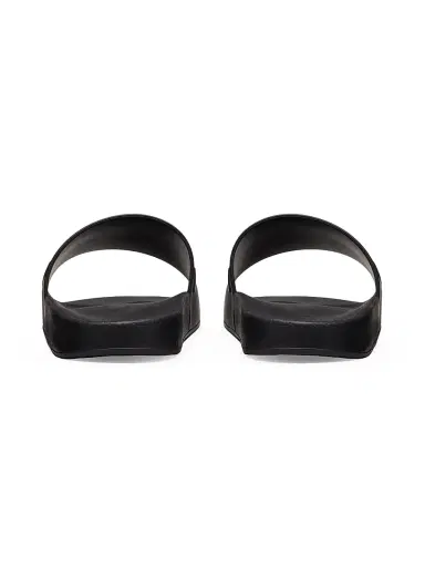 Valentino Garavani Men's VLTN Rubber Slider Sandals - Black | Thumbnail 3 Valentino Garavani Men's VLTN Rubber Slider Sandals - Black | Thumbnail 3