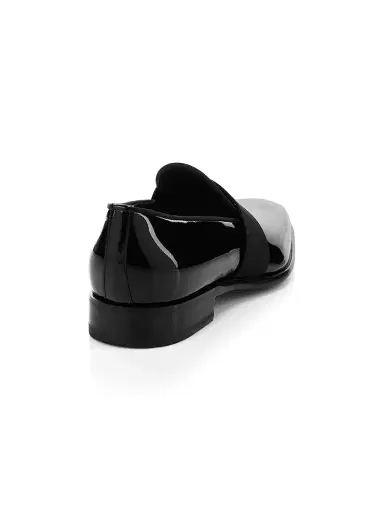 Santoni Men's Isomer Patent Leather Loafers - Black - Size 13 | Thumbnail 3 Santoni Men's Isomer Patent Leather Loafers - Black - Size 13 | Thumbnail 3