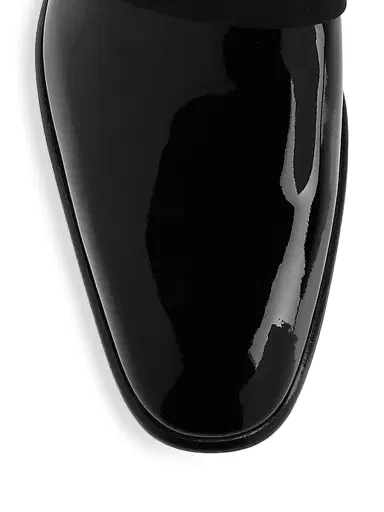 Santoni Men's Isomer Patent Leather Loafers - Black - Size 13 | Thumbnail 4 Santoni Men's Isomer Patent Leather Loafers - Black - Size 13 | Thumbnail 4