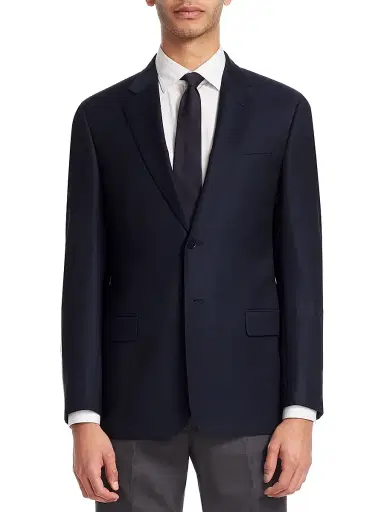 Emporio Armani Men's G-Line Two-Button Slim-Fit Blazer - Navy - Size 36 | Thumbnail 3 Emporio Armani Men's G-Line Two-Button Slim-Fit Blazer - Navy - Size 36 | Thumbnail 3