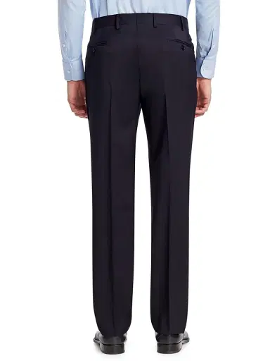 Emporio Armani Men's Navy Wool Trousers - Black - Size 38 | Thumbnail 5 Emporio Armani Men's Navy Wool Trousers - Black - Size 38 | Thumbnail 5