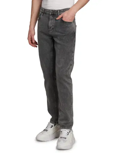 Versace Jeans Couture Men's Stretch Slim-Fit Jeans - Black | Thumbnail 3