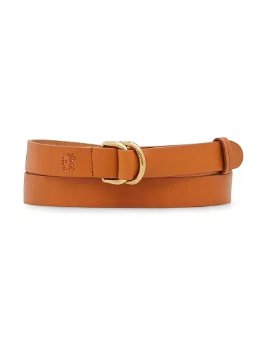 Il Bisonte Women's Leather Double D-Ring Buckle Belt | Thumbnail 1 Il Bisonte Women's Leather Double D-Ring Buckle Belt | Thumbnail 1