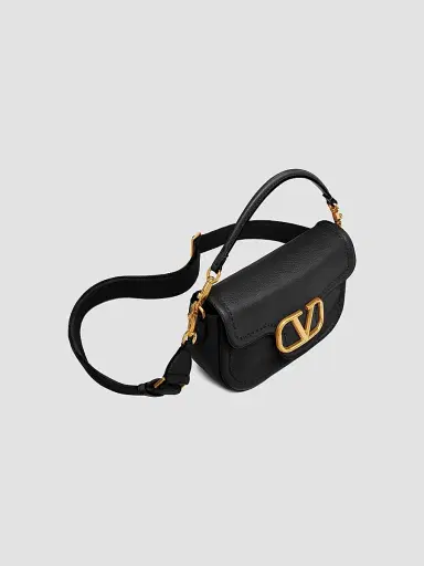 Valentino Garavani Women's Alltime Grainy Calfskin Shoulder Bag - Brown | Thumbnail 14
