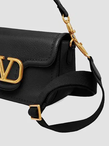 Valentino Garavani Women's Alltime Grainy Calfskin Shoulder Bag - Brown | Thumbnail 16
