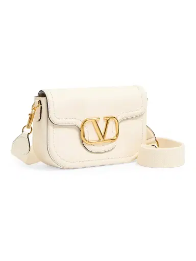 Valentino Garavani Women's Alltime Grainy Calfskin Shoulder Bag - Brown | Thumbnail 18