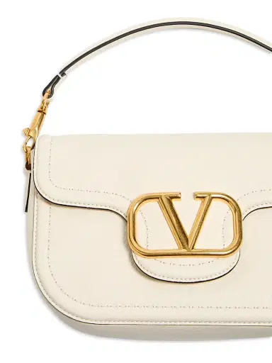 Valentino Garavani Women's Alltime Grainy Calfskin Shoulder Bag - Brown | Thumbnail 22
