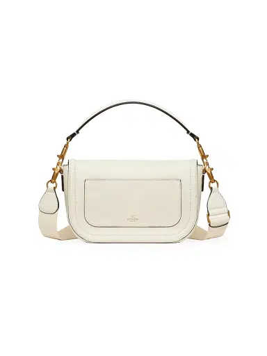 Valentino Garavani Women's Alltime Grainy Calfskin Shoulder Bag - Brown | Thumbnail 23