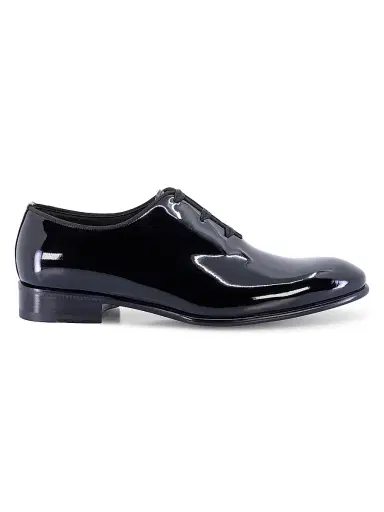 Santoni Men's Patent Leather Oxfords | Thumbnail 1 Santoni Men's Patent Leather Oxfords | Thumbnail 1