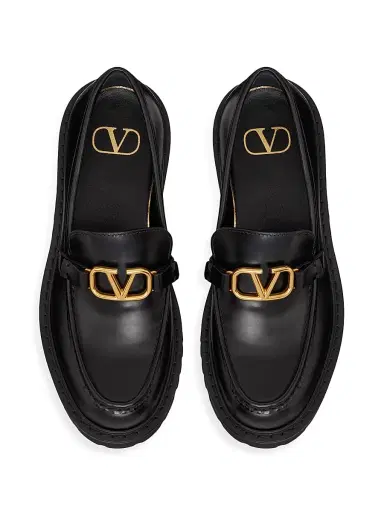 Valentino Garavani Women's Vlogo Signature Calfskin Loafers | Thumbnail 5 Valentino Garavani Women's Vlogo Signature Calfskin Loafers | Thumbnail 5