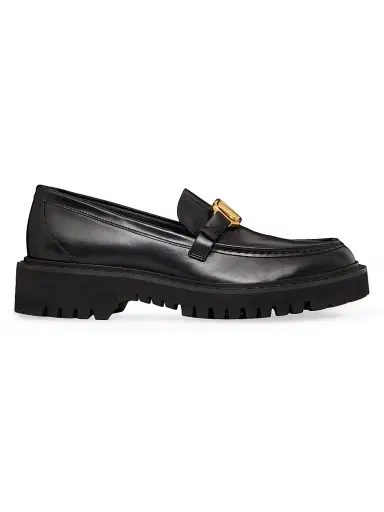 Valentino Garavani Women's Vlogo Signature Calfskin Loafers | Thumbnail 1 Valentino Garavani Women's Vlogo Signature Calfskin Loafers | Thumbnail 1