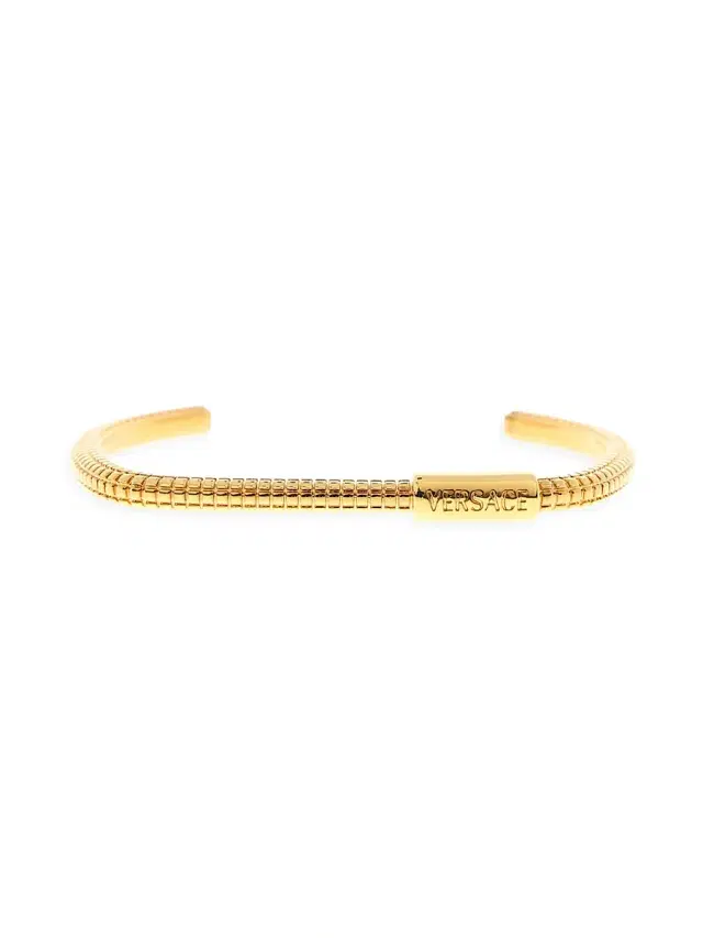 Women's Goldtone Logo Cuff -  Gold