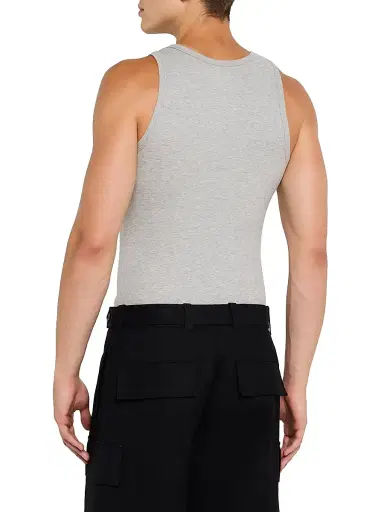 Versace Men's Logo Cotton-Blend Tank | Thumbnail 4 Versace Men's Logo Cotton-Blend Tank | Thumbnail 4