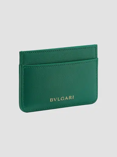 BVLGARI Women's Cabochon Leather Card Case | Thumbnail 4 BVLGARI Women's Cabochon Leather Card Case | Thumbnail 4