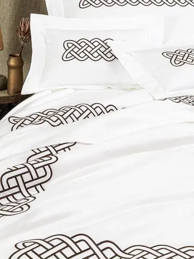 Frette Intreccio Embroidery Sham | Thumbnail 5 Frette Intreccio Embroidery Sham | Thumbnail 5