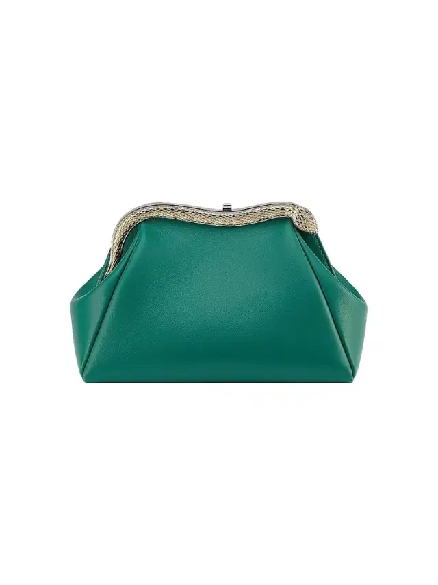BVLGARI Women's Serpenti Forever Leather Clutch - Emerald Green