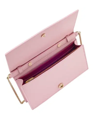 BVLGARI Women's Logo Leather Wallet-On-Chain | Thumbnail 2 BVLGARI Women's Logo Leather Wallet-On-Chain | Thumbnail 2