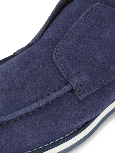 Pollini Men's Green Field Suede Slip-On Loafers - Blue - Size 9 | Thumbnail 6 Pollini Men's Green Field Suede Slip-On Loafers - Blue - Size 9 | Thumbnail 6