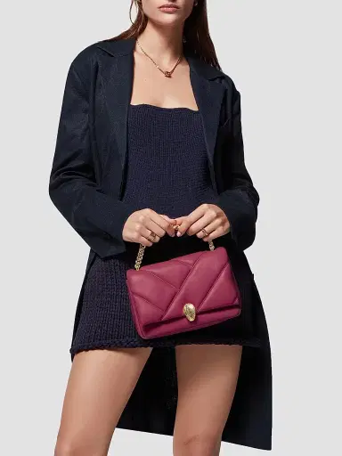 BVLGARI Women's Serpenti Cabochon Matelassé Leather Crossbody Bag - Anemone Spinel | Thumbnail 8