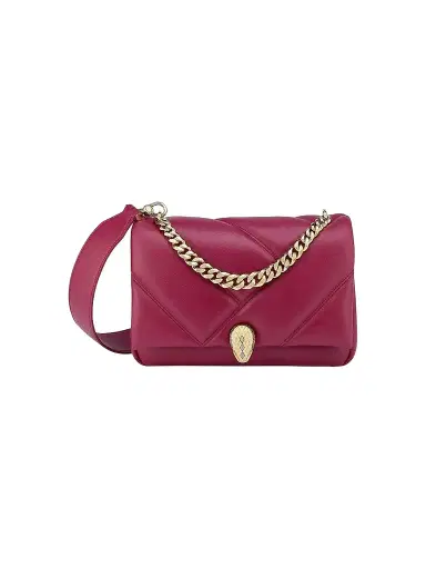 BVLGARI Women's Serpenti Cabochon Matelassé Leather Crossbody Bag - Anemone Spinel | Thumbnail 1