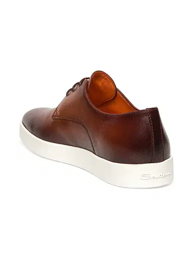 Santoni Men's Leather Lace-Up Oxfords | Thumbnail 3