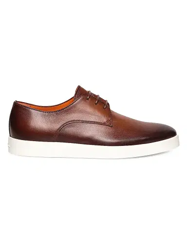 Santoni Men's Leather Lace-Up Oxfords | Thumbnail 1