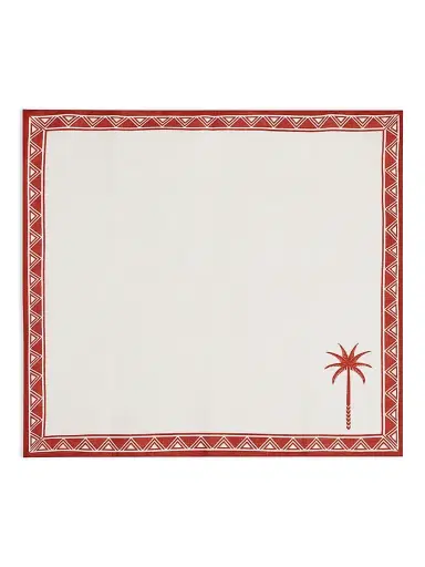 La DoubleJ Large Napkin Set of 2 (45 x 45) - Date Palms Napkin Mattone | Thumbnail 3 La DoubleJ Large Napkin Set of 2 (45 x 45) - Date Palms Napkin Mattone | Thumbnail 3