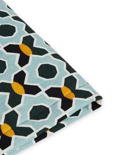 La DoubleJ Placemat Set of 2 (35 x 45) - Plaza Small Light Blue | Thumbnail 3 La DoubleJ Placemat Set of 2 (35 x 45) - Plaza Small Light Blue | Thumbnail 3