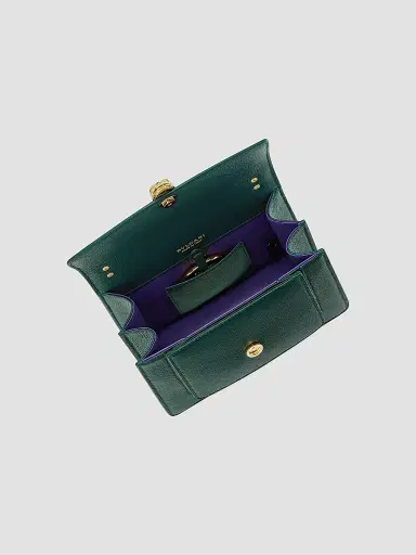 BVLGARI Women's Serpenti Maxi Chain Leather Shoulder Bag - Forest Emerald | Thumbnail 3
