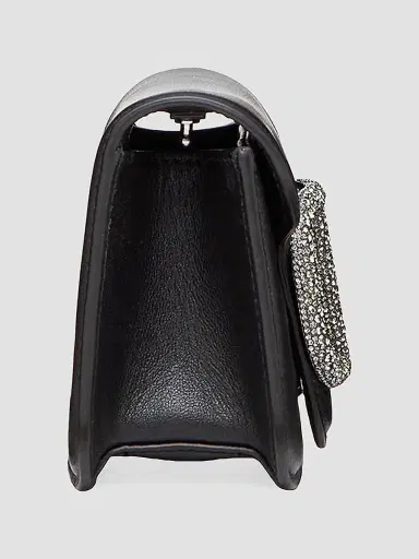 Valentino Garavani Women's Locò Small Shoulder Bag With Jewel Logo - Black | Thumbnail 5