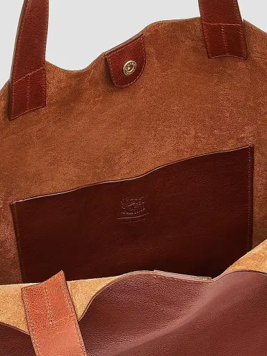 Il Bisonte Women's Le Laudi Leather Tote Bag - Seppia | Thumbnail 2 Il Bisonte Women's Le Laudi Leather Tote Bag - Seppia | Thumbnail 2