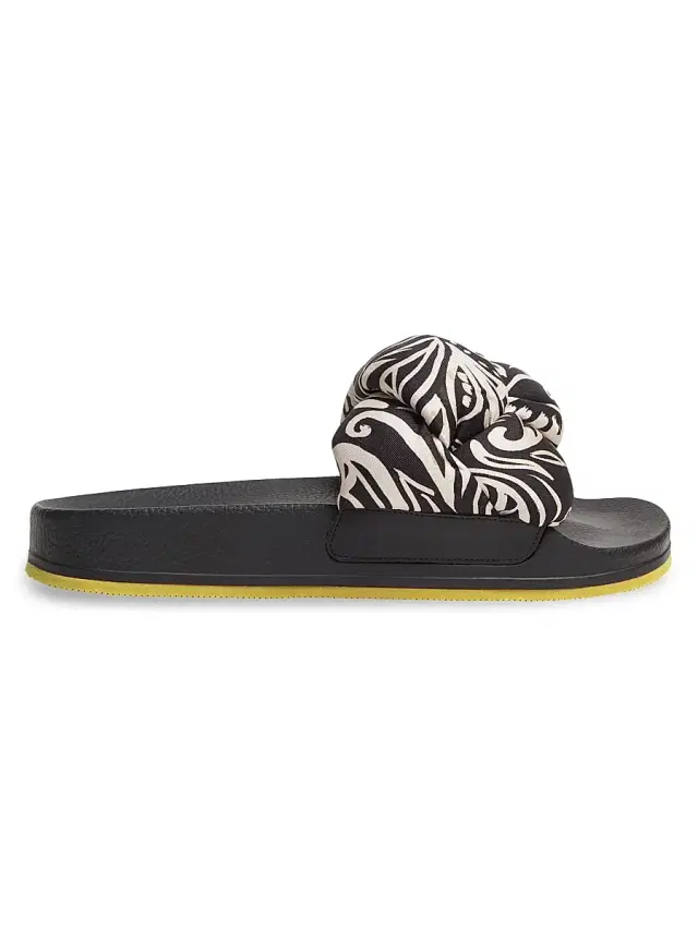 La DoubleJ Women's Treccia Slides - Fauve Black  Sandals