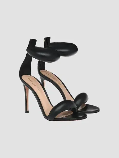Gianvito Rossi Women's Bijoux Nappa Leather Sandals - Black - Size 12 | Thumbnail 2 Gianvito Rossi Women's Bijoux Nappa Leather Sandals - Black - Size 12 | Thumbnail 2