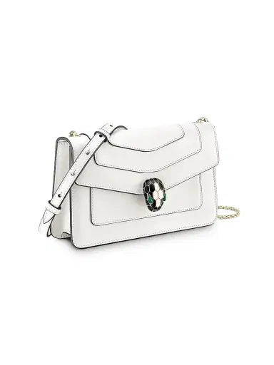 BVLGARI Women's Serpenti Leather Crossbody Bag | Thumbnail 4