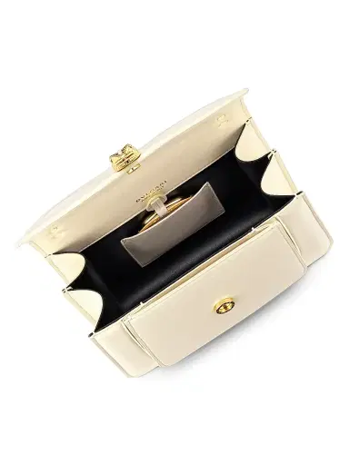 BVLGARI Women's Maxi Serpenti Leather Chain Crossbody Bag - Ivory Opal Gold | Thumbnail 2 BVLGARI Women's Maxi Serpenti Leather Chain Crossbody Bag - Ivory Opal Gold | Thumbnail 2