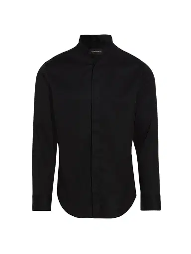 Emporio Armani Men's Ceremony Dress Shirt - Black - Size 17 | Thumbnail 1 Emporio Armani Men's Ceremony Dress Shirt - Black - Size 17 | Thumbnail 1