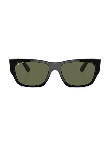 Ray-Ban Women's RB0947S Carlos 56MM Rectangular Sunglasses | Thumbnail 2