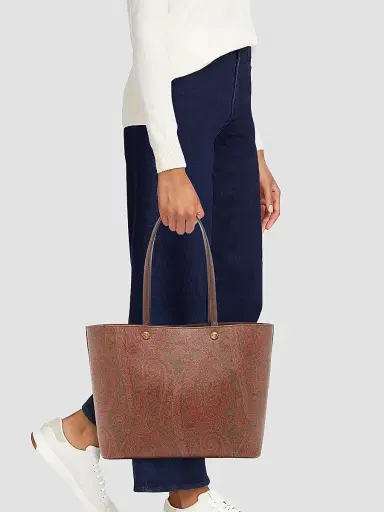 Etro Women's Paisley Tote Bag - Brown | Thumbnail 2