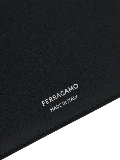 Ferragamo Men's Classic Leather Bi-Fold Wallet - Nero | Thumbnail 5 Ferragamo Men's Classic Leather Bi-Fold Wallet - Nero | Thumbnail 5