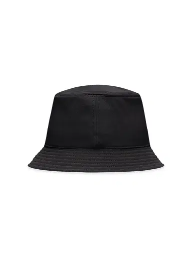 Moncler Women's Bucket Hat with Logo Patch - Black | Thumbnail 2 Moncler Women's Bucket Hat with Logo Patch - Black | Thumbnail 2