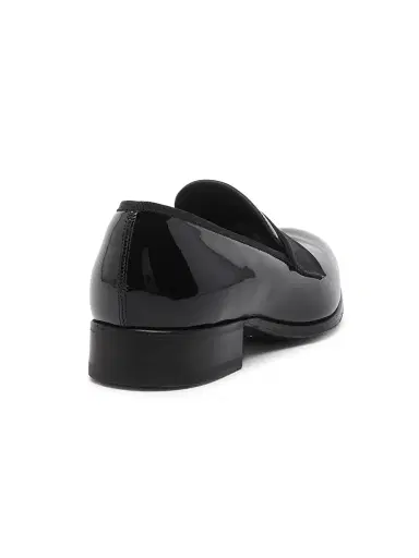 Tom Ford Men's Patent Leather Loafers - Black - Size 10 | Thumbnail 3
