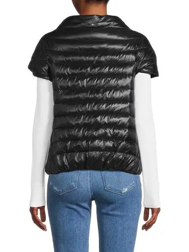 HERNO Women's Iconico Emilia Cap-Sleeve Down Puffer Jacket | Thumbnail 5 HERNO Women's Iconico Emilia Cap-Sleeve Down Puffer Jacket | Thumbnail 5