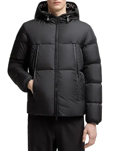 Moncler Men's Montcla Logo Hooded Down Jacket | Thumbnail 2 Moncler Men's Montcla Logo Hooded Down Jacket | Thumbnail 2