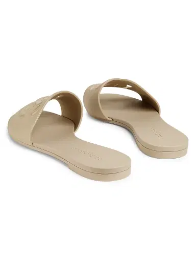 Dolce & Gabbana Women's Interlock Logo Rubber Slides - Beige - Size 10 Sandals | Thumbnail 3 Dolce & Gabbana Women's Interlock Logo Rubber Slides - Beige - Size 10 Sandals | Thumbnail 3