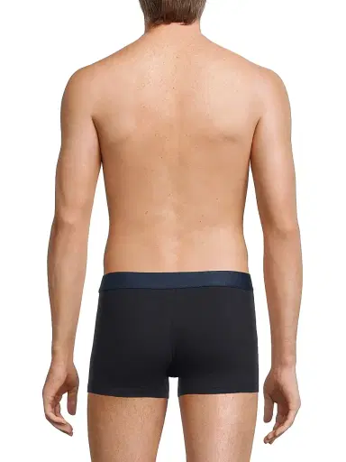 Dolce & Gabbana Men's Logo Cotton Boxer Briefs - Blue Navy - Size XL | Thumbnail 5