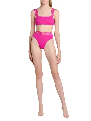 Versace Women's Greca Bikini Bottoms | Thumbnail 2