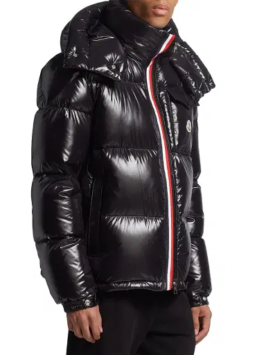 Moncler Men's Montbeliard Hooded Down Jacket - Black | Thumbnail 3 Moncler Men's Montbeliard Hooded Down Jacket - Black | Thumbnail 3