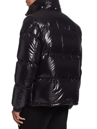 Moncler Men's Montbeliard Hooded Down Jacket - Black | Thumbnail 5 Moncler Men's Montbeliard Hooded Down Jacket - Black | Thumbnail 5
